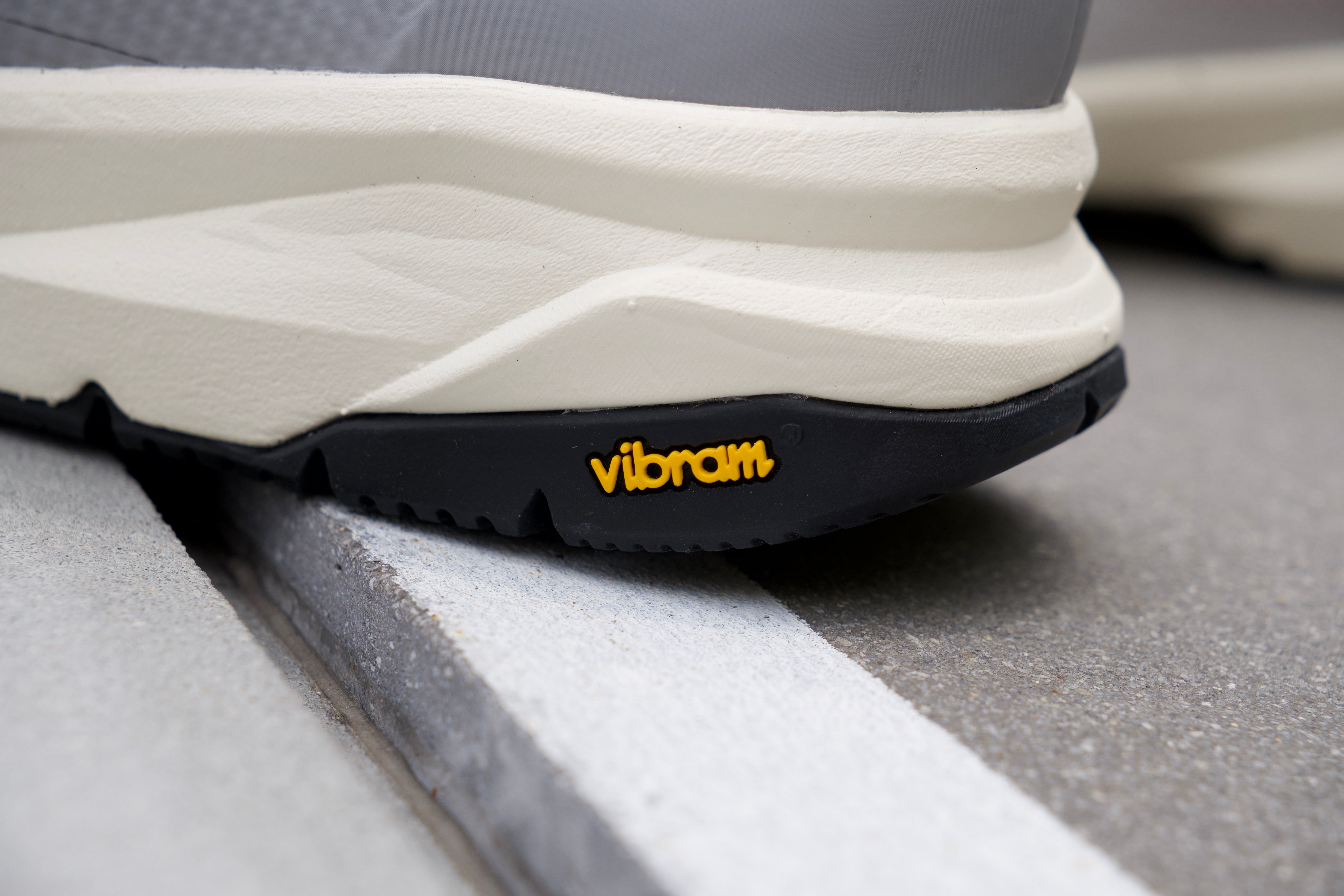 Vibram sole on AMAYAS V1 shoe for maximum grip and stability